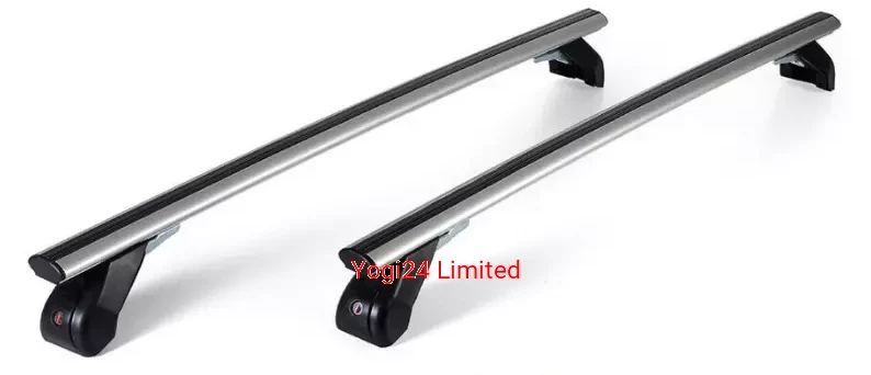FABBRI Roof Rack fits VOLVO S80 Saloon I 4-door 2006-2016 (normal roof) – Aluminium aero bars 124 cm