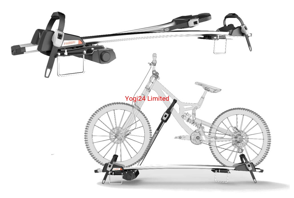 FABBRI Salomon Aluminium Roof Bike Carrier (1 Bike)