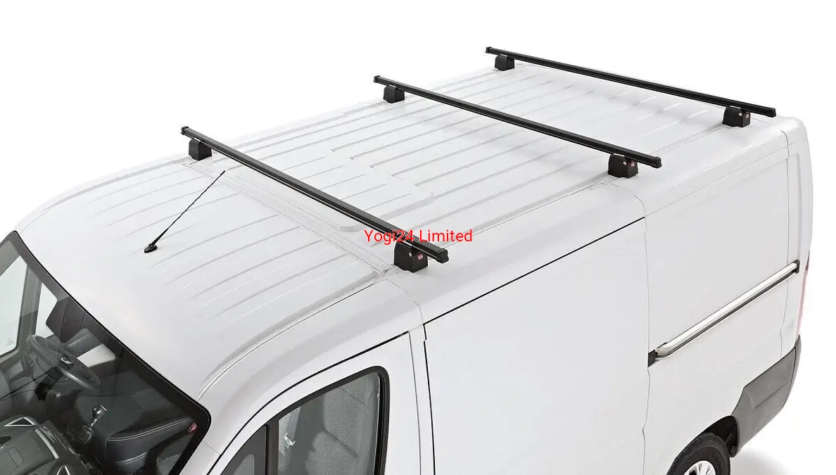 FABBRI Roof Rack fits MERCEDES BENZ Vito Bus L1-L3 H1-H2 2003-2014 (fixed points) – 3 steel bars 180 cm
