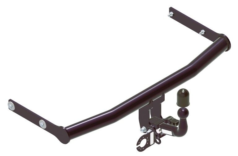 STEINHOF Tow Bar fits VOLKSWAGEN Polo IV 2001-2005 – Semi-automatic detachable swan neck [V-174]