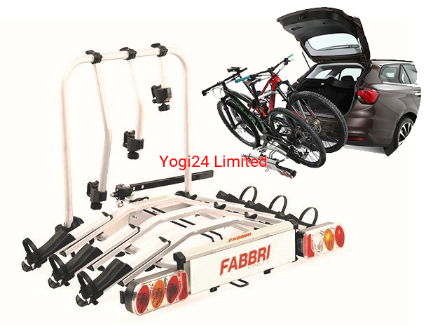 FABBRI Tech-Pro Towbar MTB Carrier – 3 Bikes