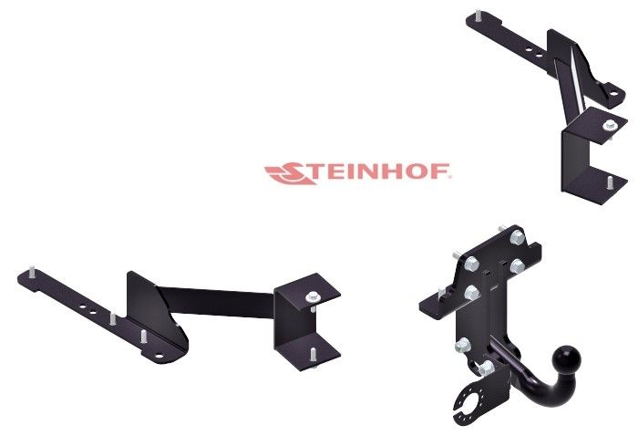 STEINHOF Tow Bar fits TOYOTA Land Cruiser 2009-2024 – Fixed swan neck [T-168]