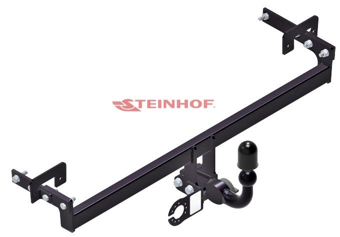 STEINHOF Tow Bar fits SUZUKI Celerio II 2014-2021 – Detachable swan neck [S-381]