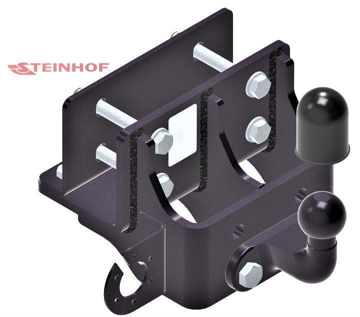 STEINHOF Tow Bar fits TOYOTA Hilux 2010-2015 – Fixed flange ball [T-150]
