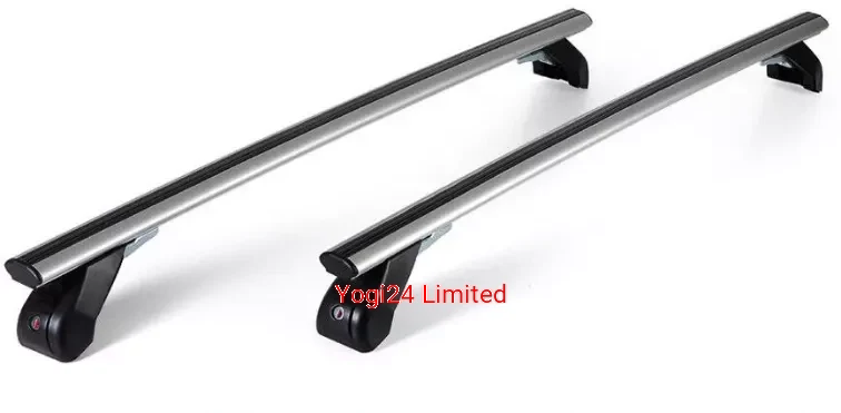 FABBRI Roof Rack fits RENAULT Clio (mk IV Sporter) Hatchback 5-door 2012-2019 (normal roof) – Aluminium aero bars 110 cm