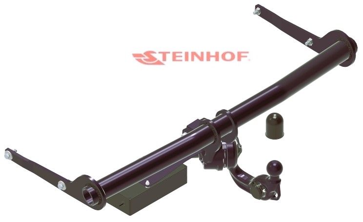 STEINHOF Tow Bar fits SKODA Octavia III 2013-2020 – Electrically retractable [S-315]