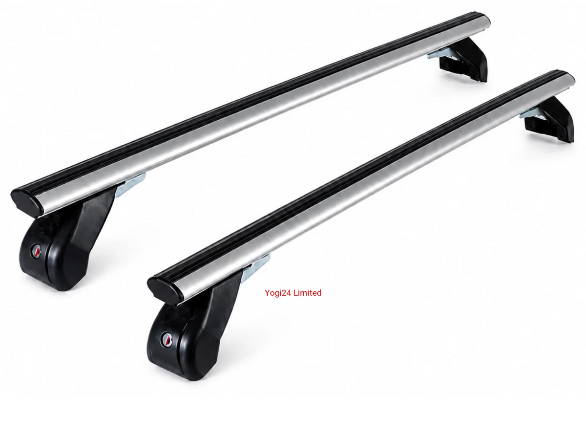 FABBRI Roof Rack fits FIAT 600/600e Crossover 5-door 2023-present (normal roof) – Aluminium aero bars 110 cm