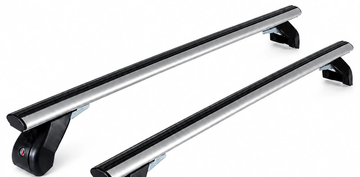 FABBRI Roof Rack fits ALFA ROMEO Junior Crossover 5-door 2024-present (normal roof) – Aluminium aero bars 110 cm