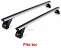 FABBRI roof rack for Maserati Levante SUV 5 Door 2017 Present Fixed Points Aluminium Aero Bars