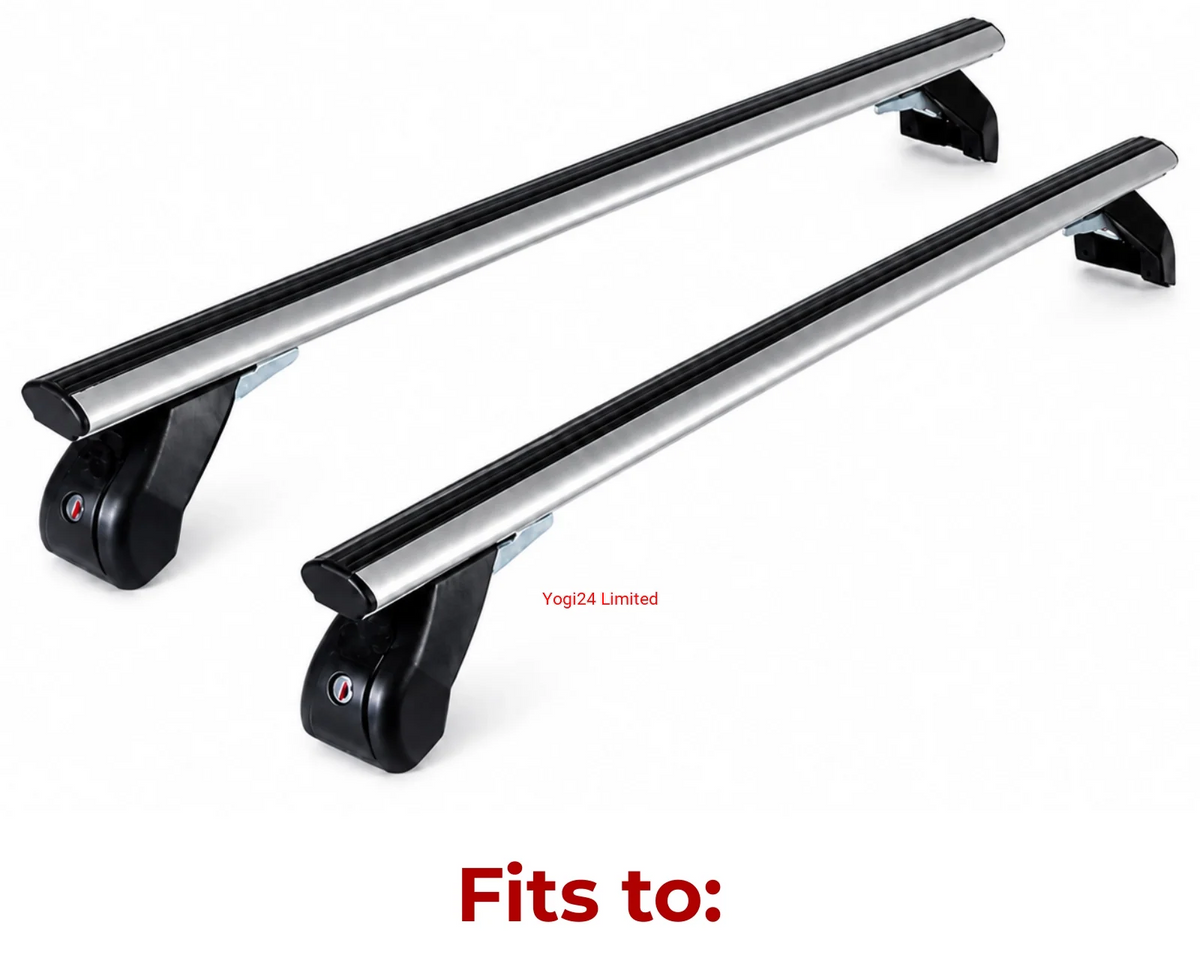 FABBRI Roof Rack fits MASERATI Levante SUV 5-door 2017-2024 (fixed points) – Aluminium aero bars 110 cm
