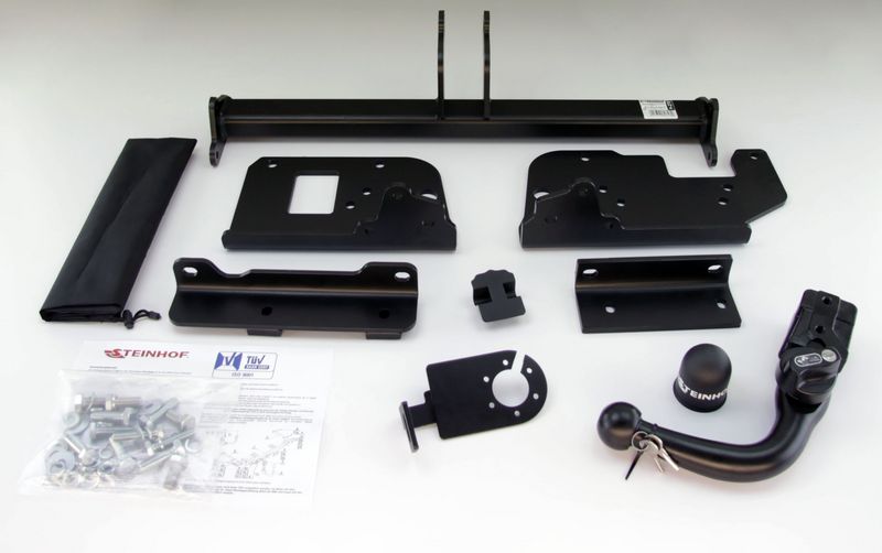 STEINHOF Tow Bar fits HYUNDAI Tucson 2004-2010 – Detachable swan neck [H-279]