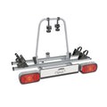 Giro towbar bike carrier – 2 bikes, 7-pin plug, silver