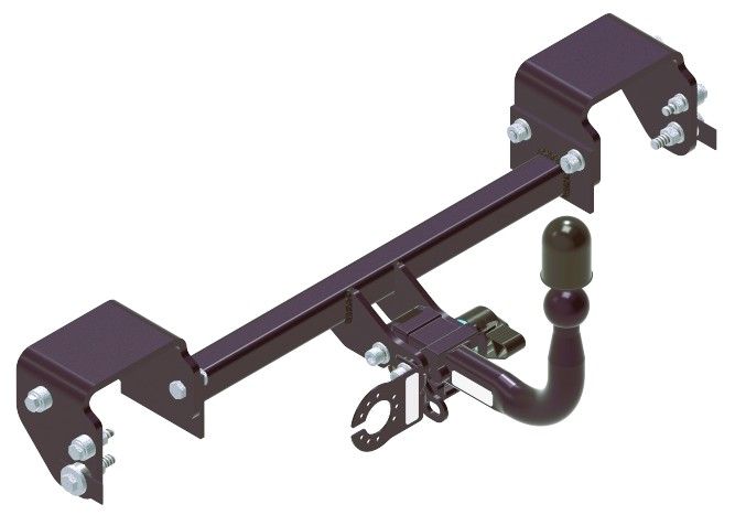 STEINHOF Tow Bar fits CITROEN C1 2005-2014 – Semi-automatic detachable swan neck [C-067]