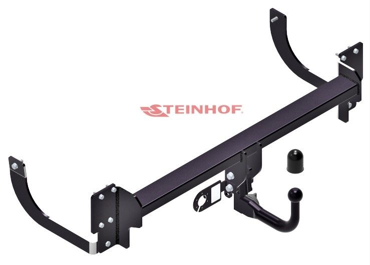 STEINHOF Tow Bar fits PEUGEOT 407 2004-2008 – Detachable swan neck [P-043]