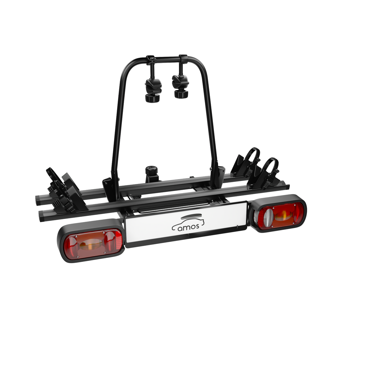 Bike Carrier Giro – Towbar Mounted, 2 Bikes, 13-pin, Black