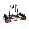 Bike Carrier Giro – Towbar Mounted, 3 Bikes, 7-pin, Black
