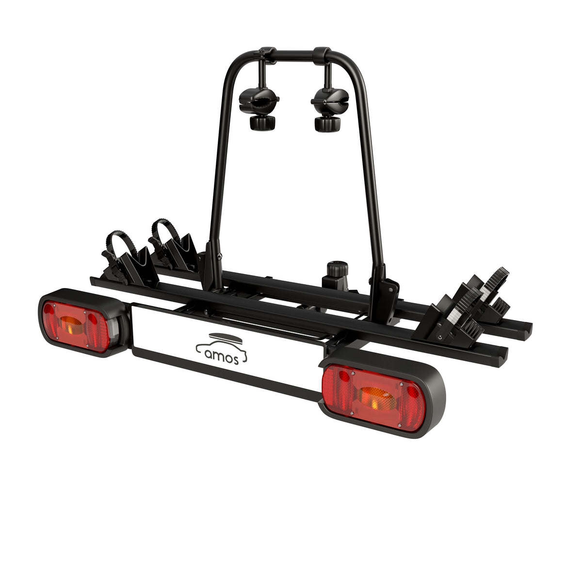 Bike Carrier Giro – Towbar Mounted, 2 Bikes, 7-pin, Black