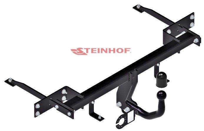 STEINHOF Tow Bar fits FIAT Panda III 2012-present – Fixed swan neck [F-114]