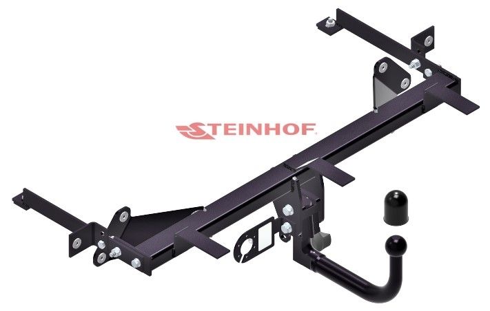 STEINHOF Tow Bar fits FIAT 500 L Cross 2018-2022 – Detachable swan neck [F-061]