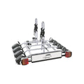Bike Carrier Tytan Plus – Towbar Mounted, 4 Bikes, 7-pin, Silver
