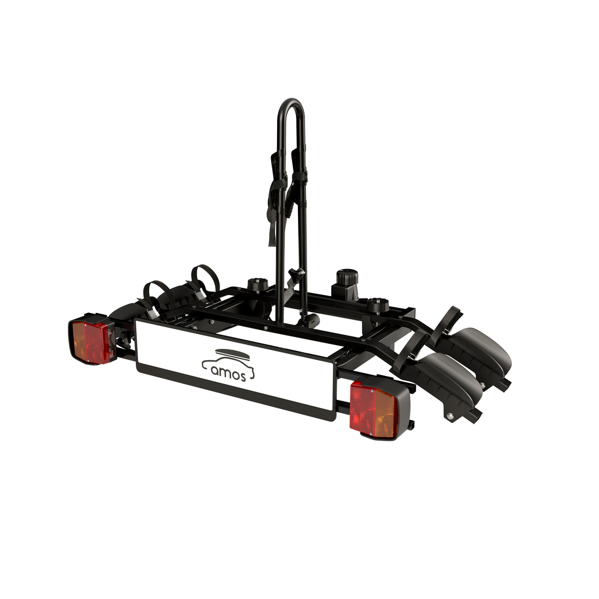 Bike Carrier Tytan Plus – Towbar Mounted, 2 Bikes, 7-pin, Black