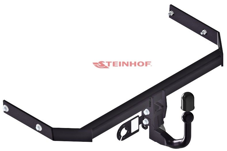 STEINHOF Tow Bar fits VOLKSWAGEN Polo 2009-2014 – Detachable swan neck [V-108]