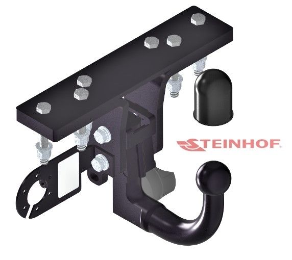 STEINHOF Tow Bar fits NISSAN Pathfinder 2005-2014 – Detachable swan neck [N-079]