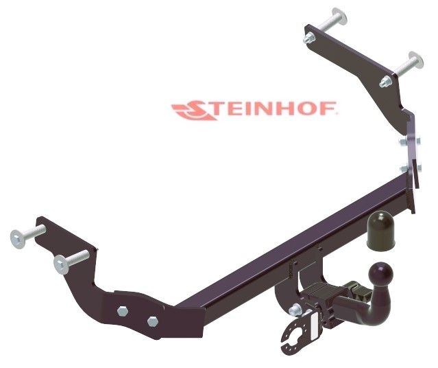 STEINHOF Tow Bar fits CITROEN Nemo 2008-2018 – Semi-automatic detachable swan neck [F-084]