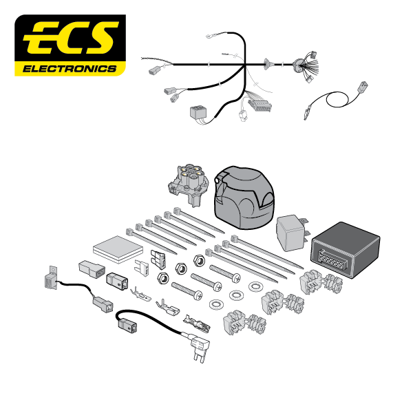ECS 7-pin Towbar Wiring Kit – Alfa Romeo Tonale 2022+ [AF01507U]