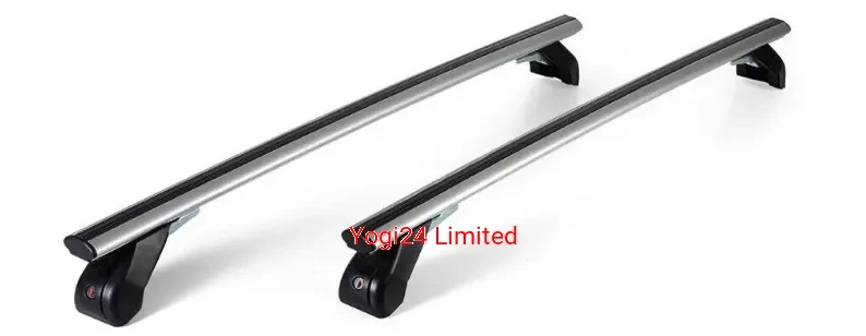 FABBRI Roof Rack fits MITSUBISHI Pajero (V80) SUV 5-door 2006-2009 (fixed points) – Aluminium aero bars 124 cm