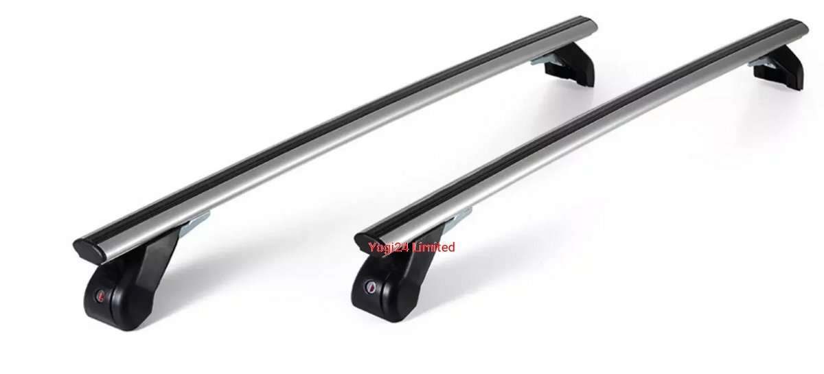 FABBRI Roof Rack fits JEEP Commander 2005-2010 (fixed points) – Aluminium aero bars 124 cm