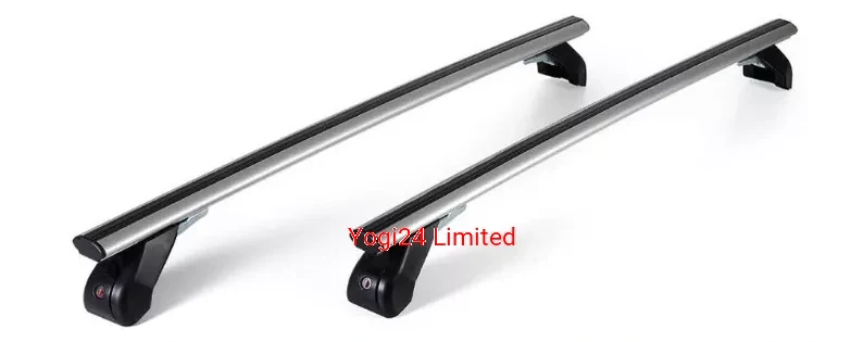 FABBRI Roof Rack fits MERCEDES BENZ S-Class (W221) Saloon 4-door 2005-2014 (fixed points) – Aluminium aero bars 124 cm