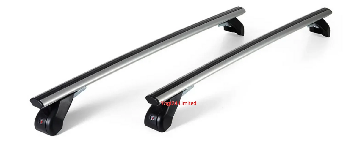 FABBRI Roof Rack fits NISSAN Navara (D40) KING CAB 2-door 2005-2006 (normal roof) – Aluminium aero bars 124 cm