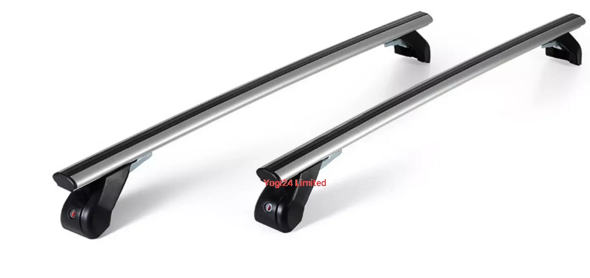 FABBRI Roof Rack fits AUDI A6 Saloon 4-door 2018-2025 (normal roof) – Aluminium aero bars 124 cm