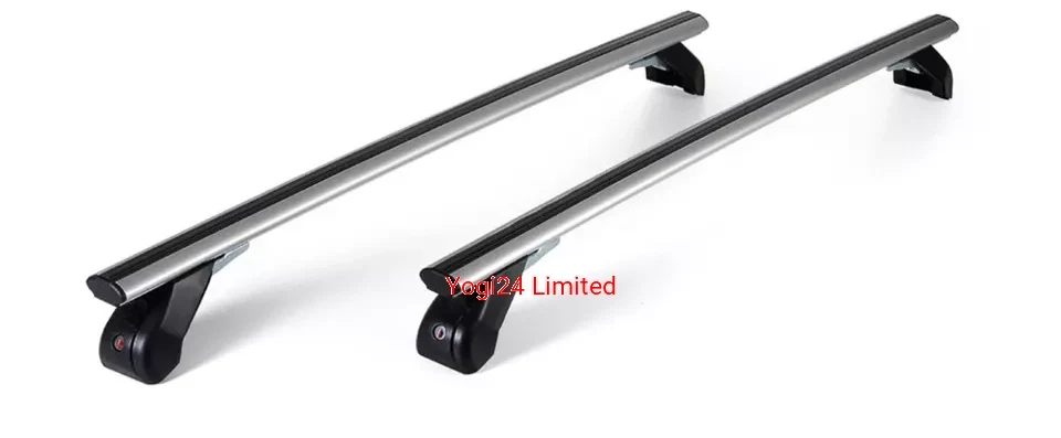 FABBRI Roof Rack fits MAZDA 3 Saloon 4-door 2019-present (normal roof) – Aluminium aero bars 124 cm