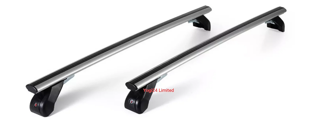FABBRI Roof Rack fits MAZDA CX-30 SUV 5-door 2019-present (normal roof) – Aluminium aero bars 124 cm