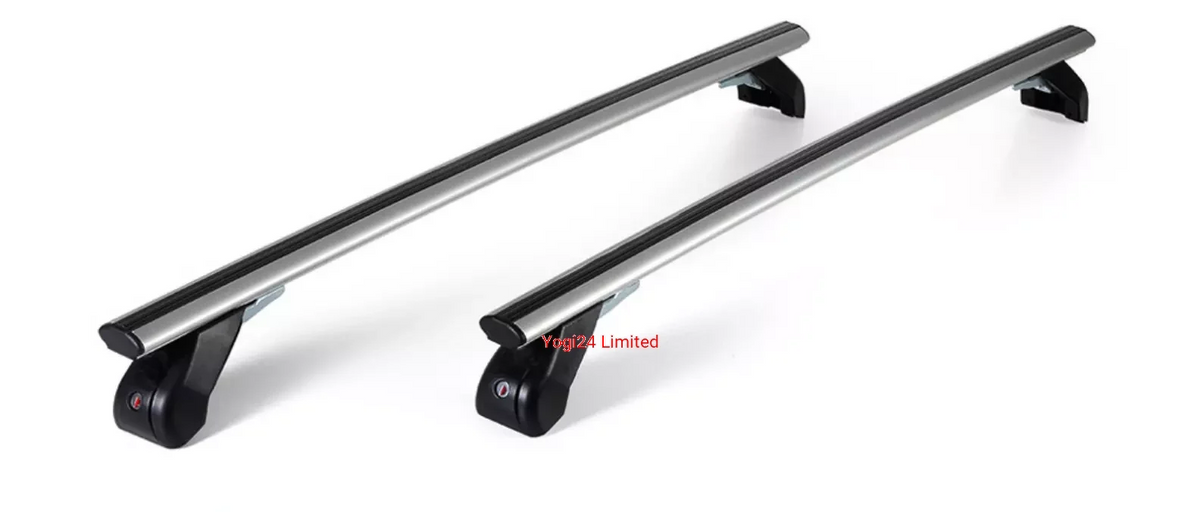FABBRI Roof Rack fits VOLKSWAGEN ID.3 Hatchback 5-door 2020-present (normal roof) – Aluminium aero bars 110 cm