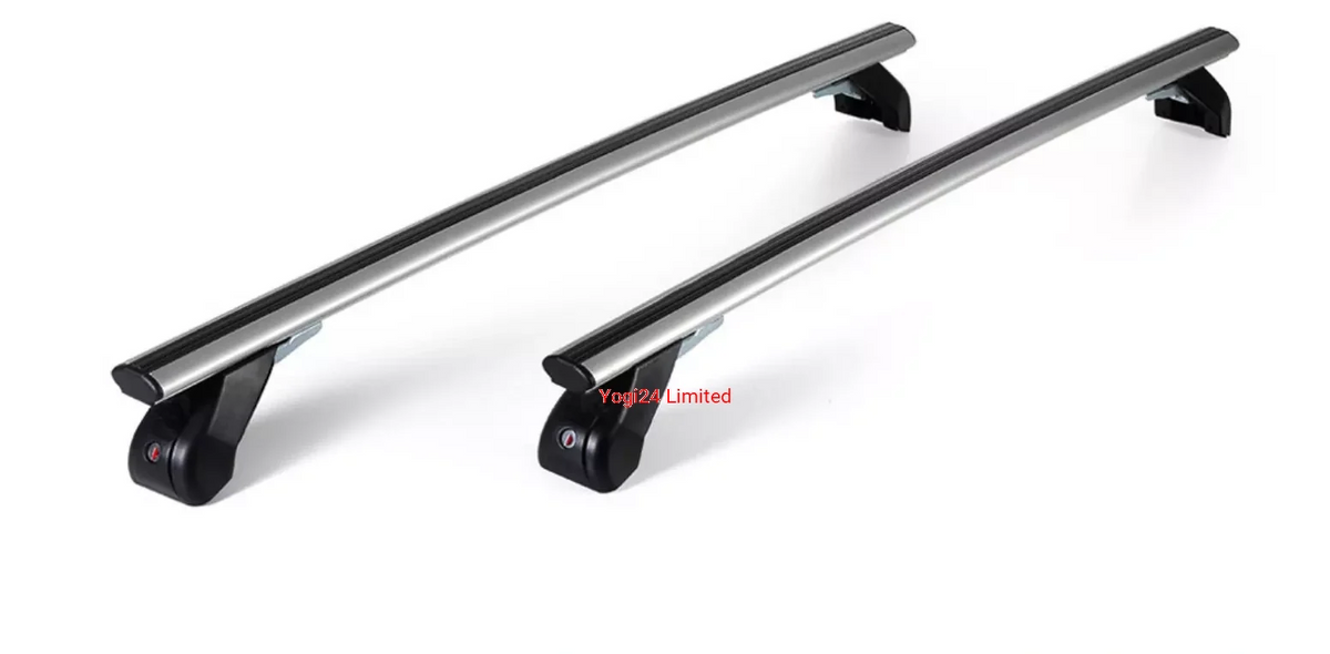 FABBRI Roof Rack fits TESLA Model 3 Saloon 4-door 2019-present (normal roof) – Aluminium aero bars 124 cm