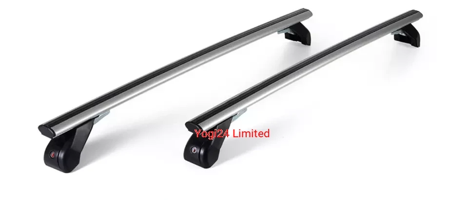 FABBRI Roof Rack fits NISSAN Pixo Hatchback 5-door 2009-2013 (normal roof) – Aluminium aero bars 110 cm