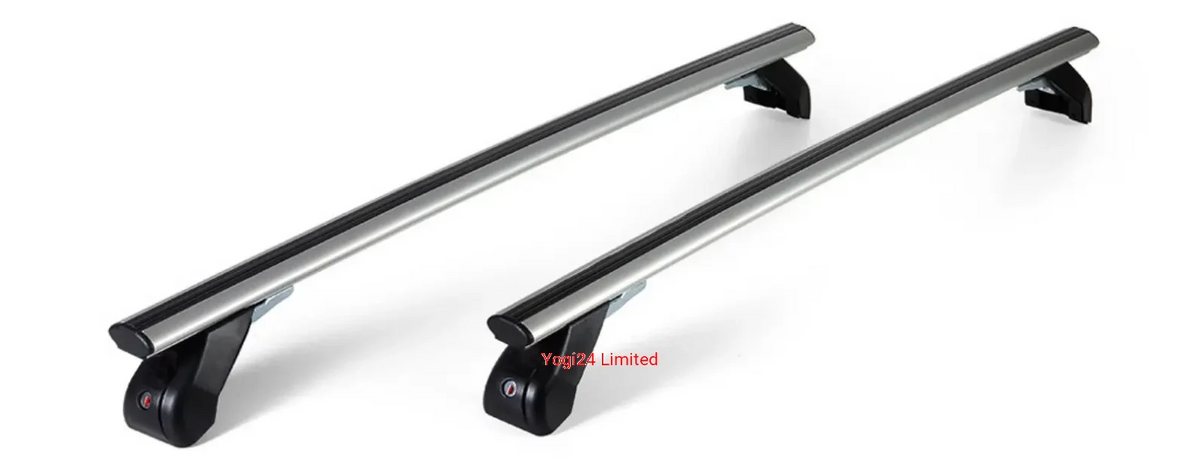 FABBRI Roof Rack fits VOLKSWAGEN Golf (mk VII) Hatchback 5-door 2012-2019 (normal roof) – Aluminium aero bars 124 cm