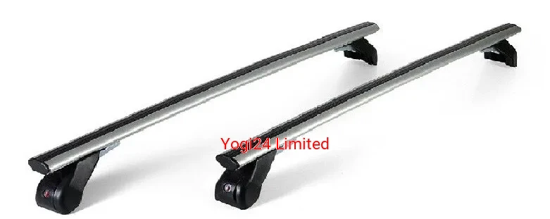 FABBRI Roof Rack fits FORD Fiesta (mk VII) Hatchback 3-door 2017-2023 (normal roof) – Aluminium aero bars 110 cm