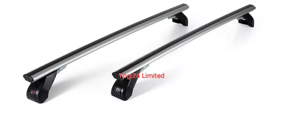 FABBRI Roof Rack fits VOLKSWAGEN Polo (AW) Hatchback 5-door 2017-present (normal roof) – Aluminium aero bars 110 cm