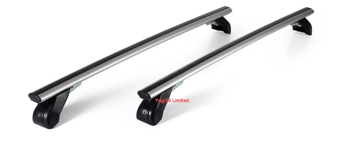 FABBRI Roof Rack fits RENAULT Captur SUV 5-door 2019-present (normal roof) – Aluminium aero bars 110 cm
