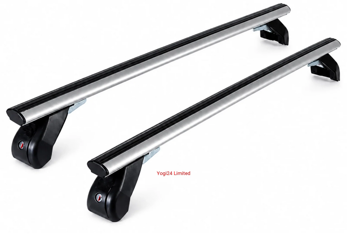 FABBRI Roof Rack fits SUZUKI Swift (mk VII) Hatchback 5-door 2024-present (normal roof) – Aluminium aero bars 110 cm