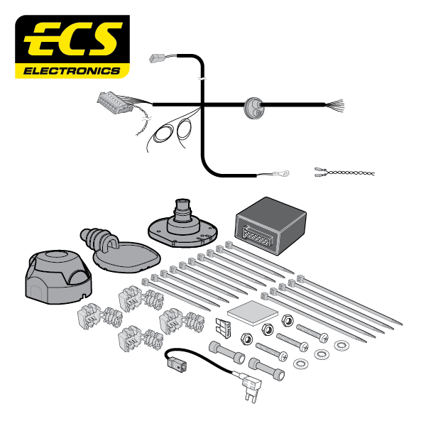 ECS 7-pin Towbar Wiring Kit – BMW i4 / iX3 2021+ [BW03307U]