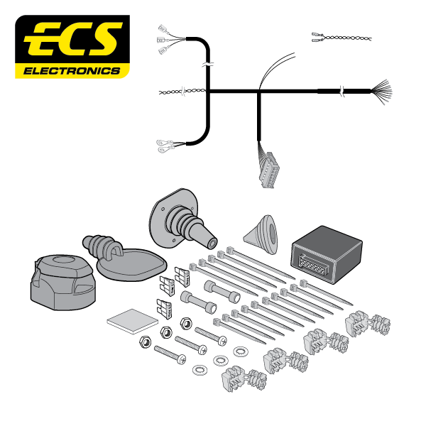 ECS 13-pin Towbar Wiring Kit – BMW / Mini (multi-fit) 2022+ [BW03513U]