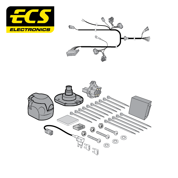 ECS 7-pin Towbar Wiring Kit – Honda CR-V 2007–2012 [HN86007U]