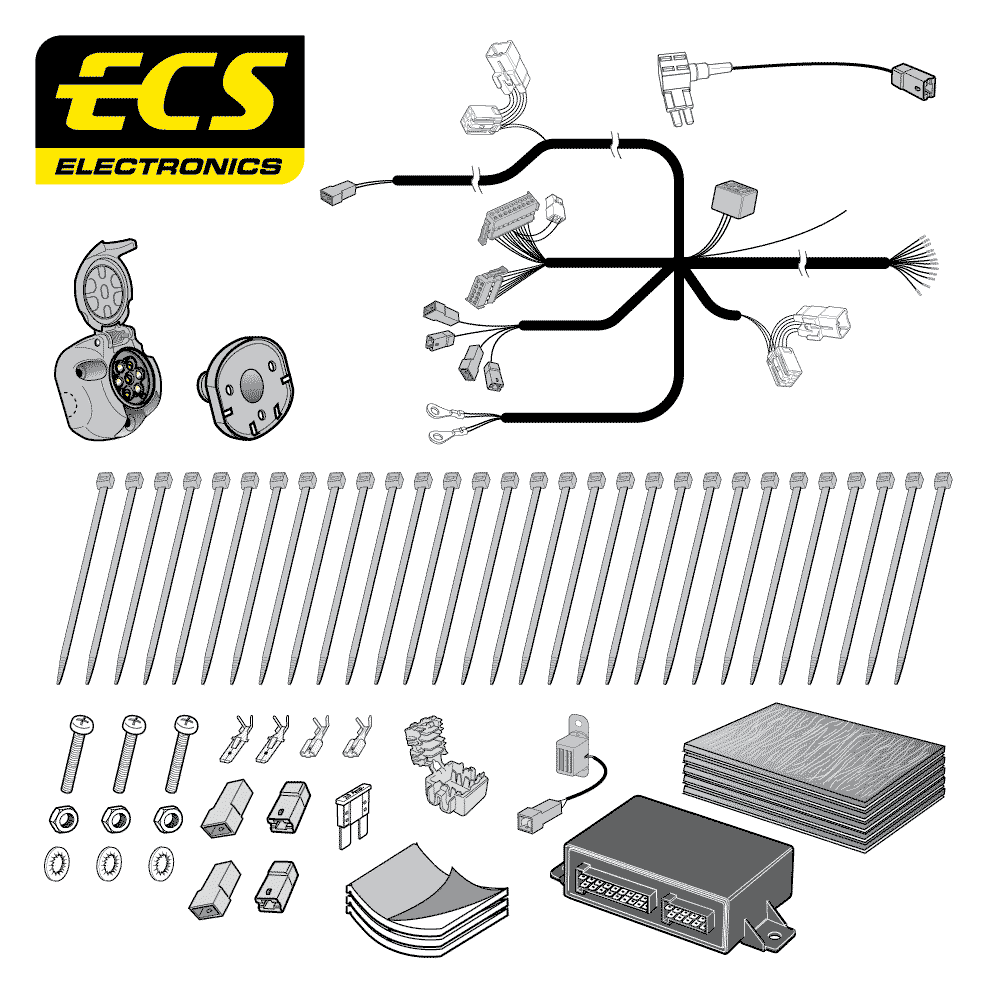 ECS 7-pin Towbar Wiring Kit – Hyundai i30 2017+ [HY09207U]