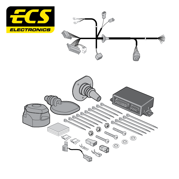 ECS 13-pin Towbar Wiring Kit – Hyundai Grand Santa Fe / Santa Fe 2012–2018 [HY09513U]
