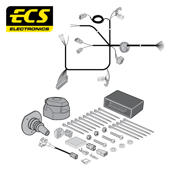 ECS 13-pin Towbar Wiring Kit – Hyundai i30 2012–2017 [HY11613U]